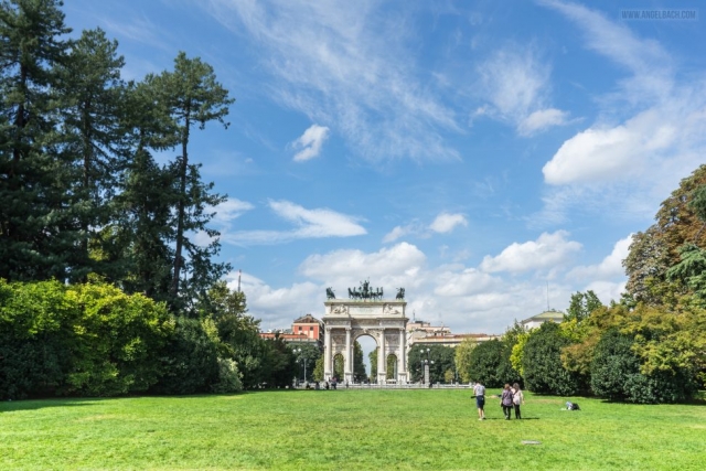 Nature, Park, Milan, Porta Sempione, Ancient Gate, grass