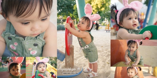 Mixed Baby, Half Jordanian Baby, Birthday phot at 1, Baby Portraits, Baby girl at 1, Cute baby, lovely baby, innocence baby photo