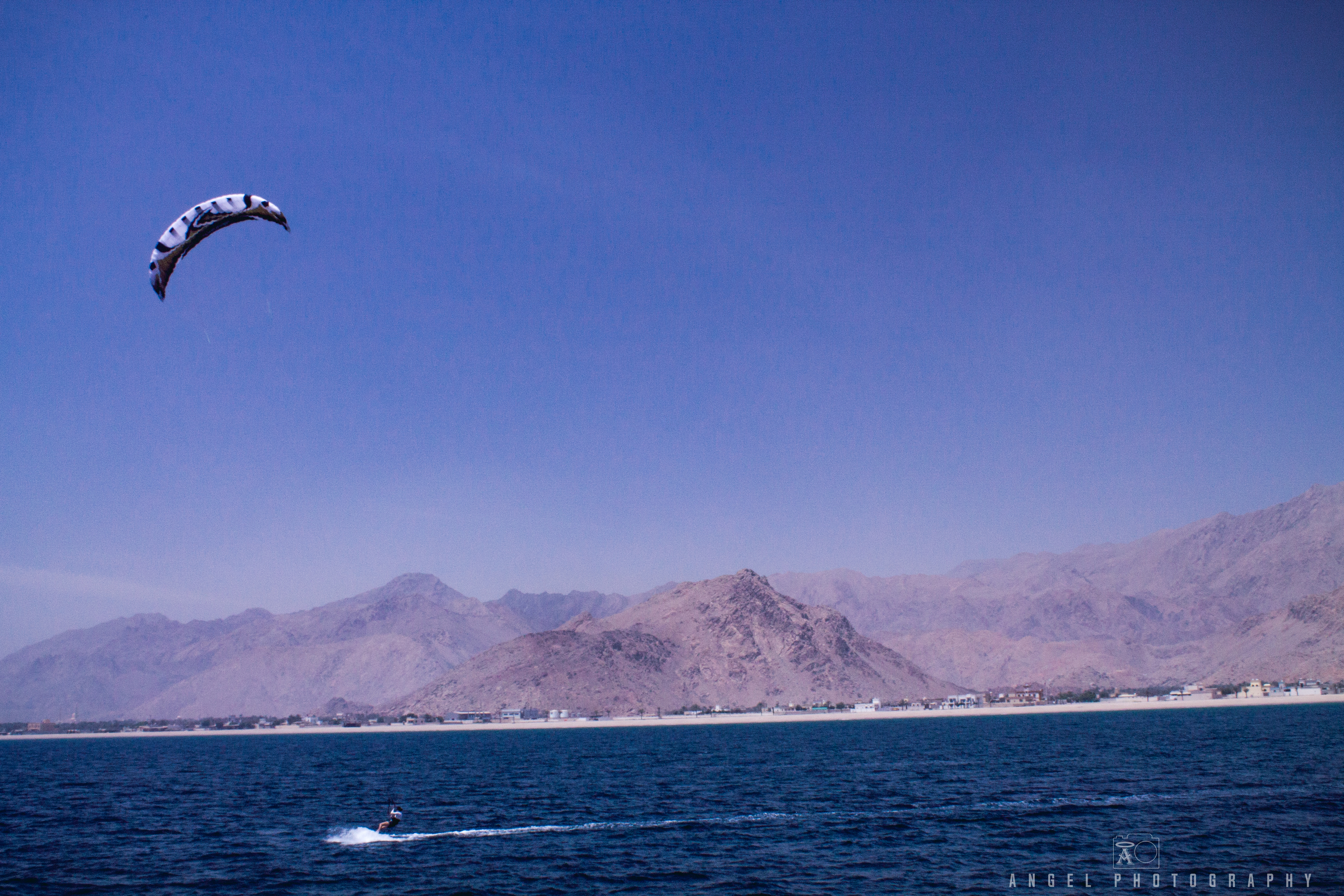 Dibba, Oman, Landscape, Kite Surfing, Rock Mountains, Sailing
