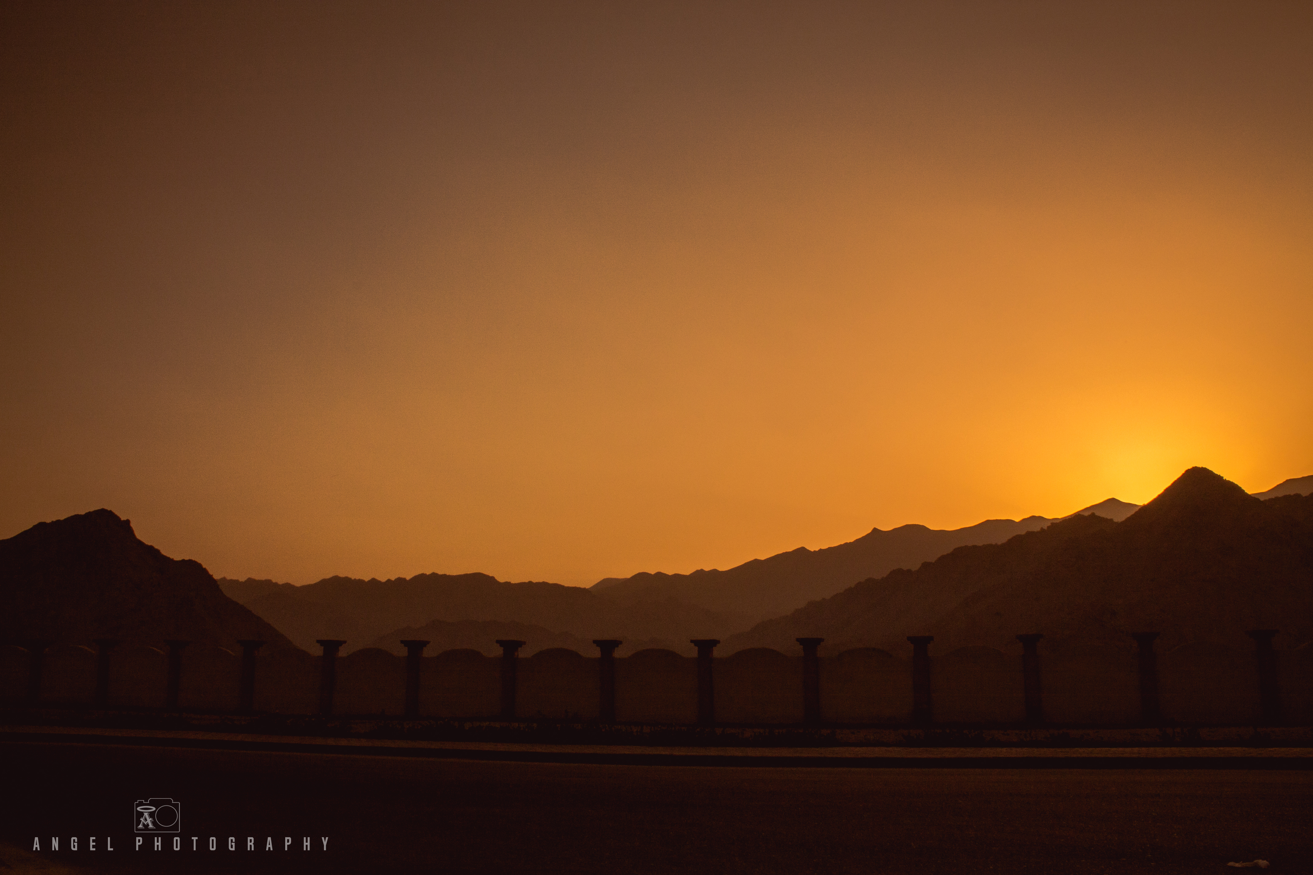 Dibba, Oman, Landscape, Rock Mountain, Sunset