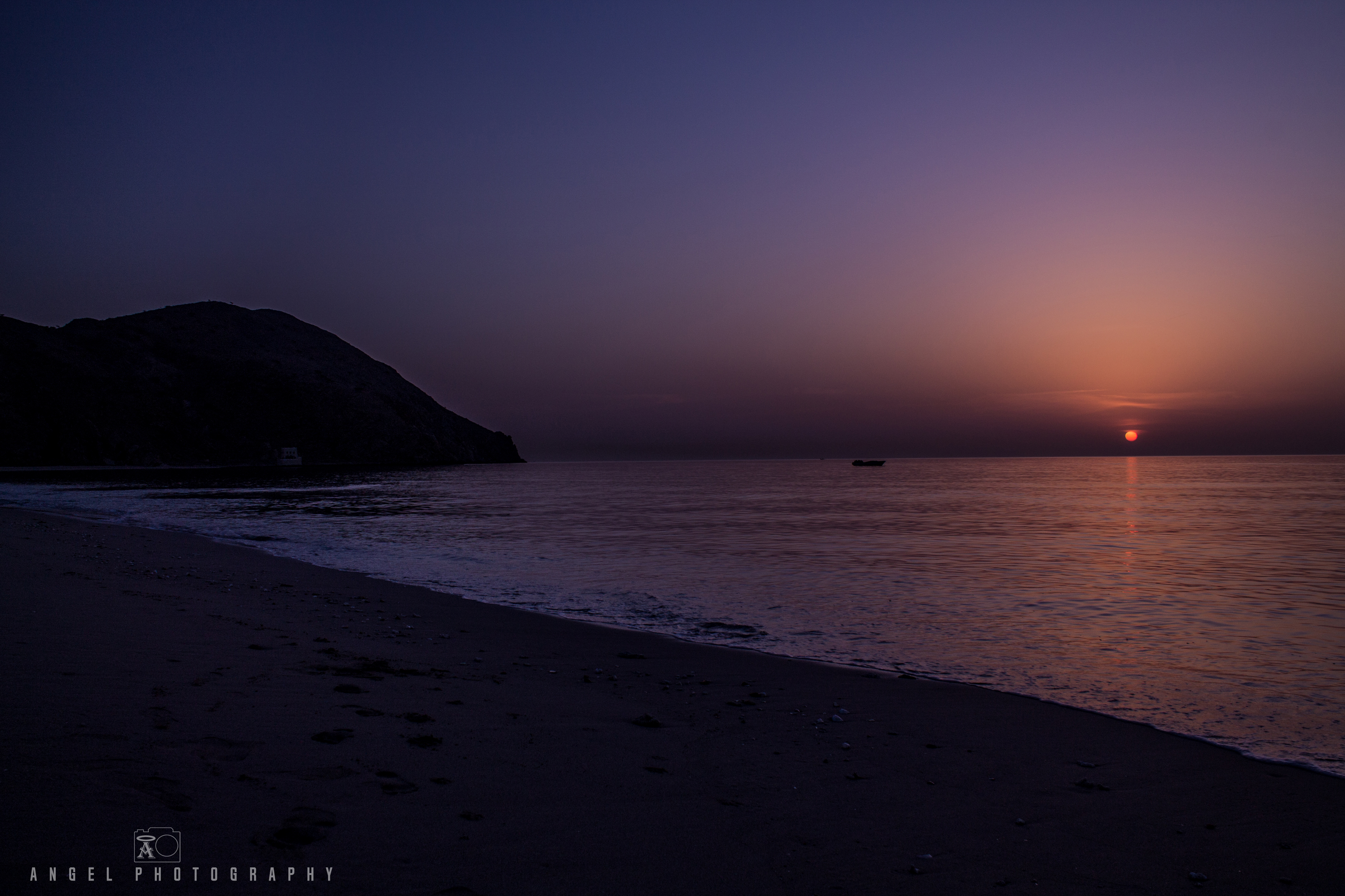 Dibba, Oman, Landscape, Sunrise, Blue hour