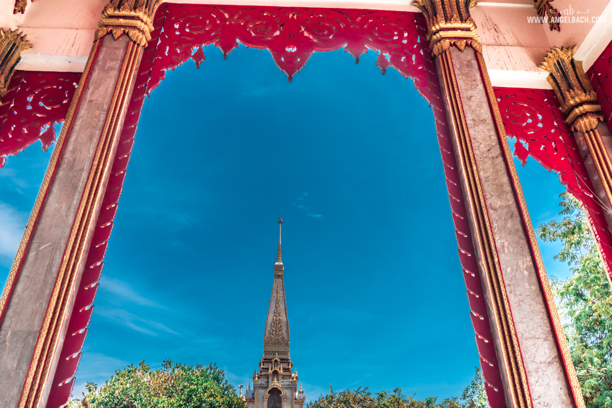 Wat Chalong Temple, Chalong Bay, Phuket, Photography, Buddha Temple, Buddhism HDR Photography